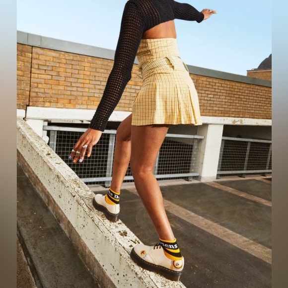 Dr. Martens Vegan 1461 Retro RayCanvas Embroidered Platform ShoesUS Women's 10 - Picture 3 of 16